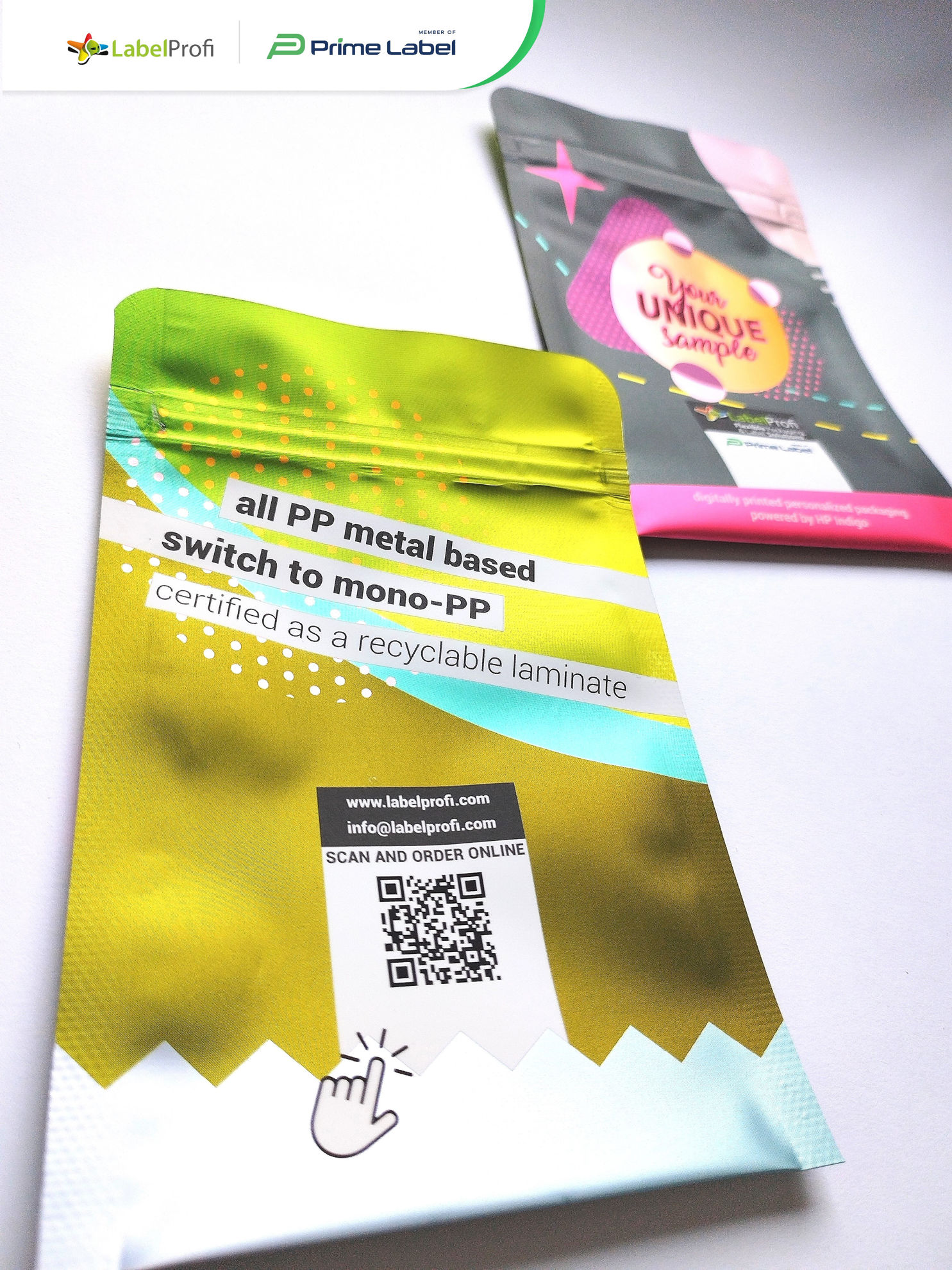 Multi-layer metalized films replaced with recayclable mono-PP material Multi-layer metalized films replaced with recayclable mono-PP material