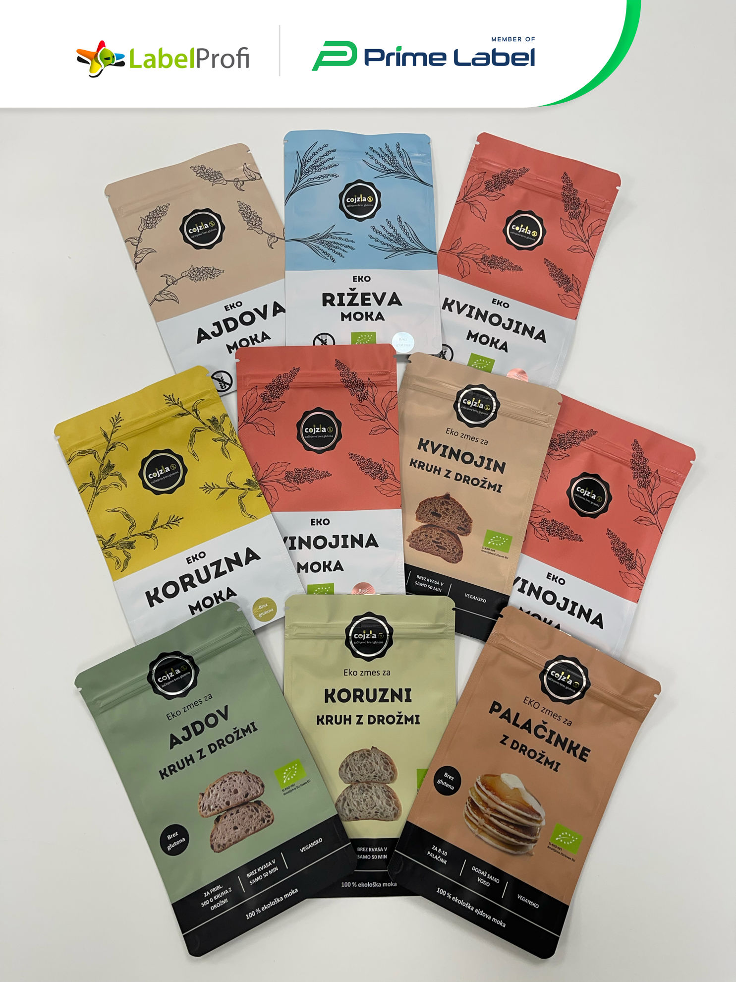 Hochwertige Pouches für die Marke Cojzla Hochwertige Pouches für die Marke Cojzla